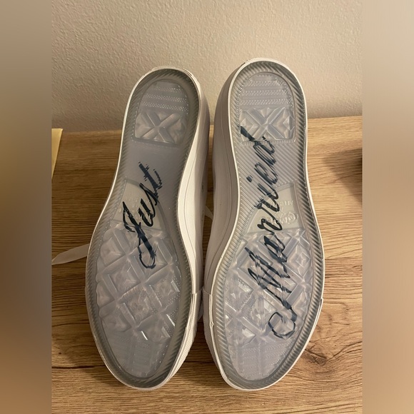 Converse Shoes - Just Married Converse